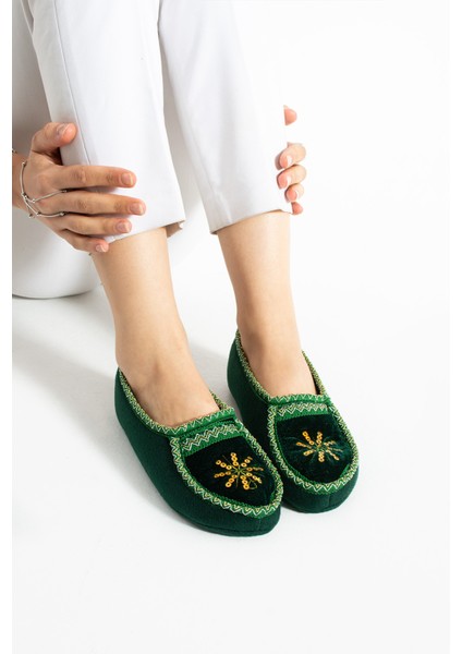 Kadın Patik Ev Ayakkabısı Hediyelik Çeyizlik Misafirlik Günlük Çetik