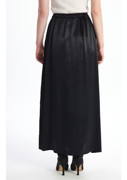 Yeni Sezon Beli Lastikli Düz Poplin Kadın Etek fırsatları