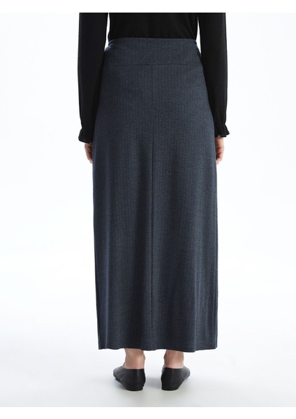 Yeni Sezon Beli Fermuarlı Desenli A Kesim Kadın Etek fırsatları