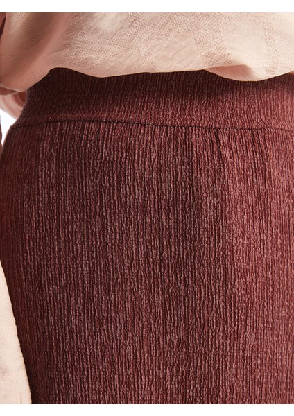 Yeni Sezon Beli Lastikli Dokulu Kadın Etek fırsatları