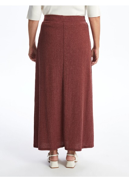 Yeni Sezon Beli Lastikli Dokulu Kadın Etek indirimleri