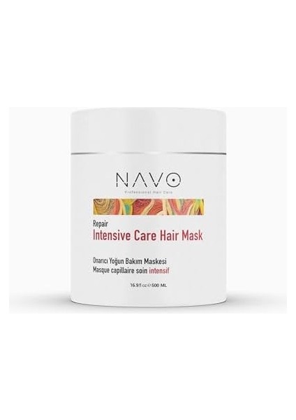 Navo Professıonal Haır Care Yoğun Bakım Saç Maskesi, Yıpranmış ve Ince Saçlar Için Onarıcı, Keratin ve Argan Yağı Içerir