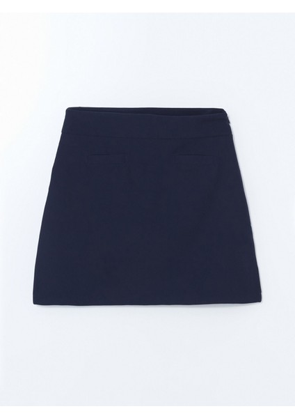 Yeni Sezon Beli Fermuarlı Krep Kadın Mini Etek indirimleri