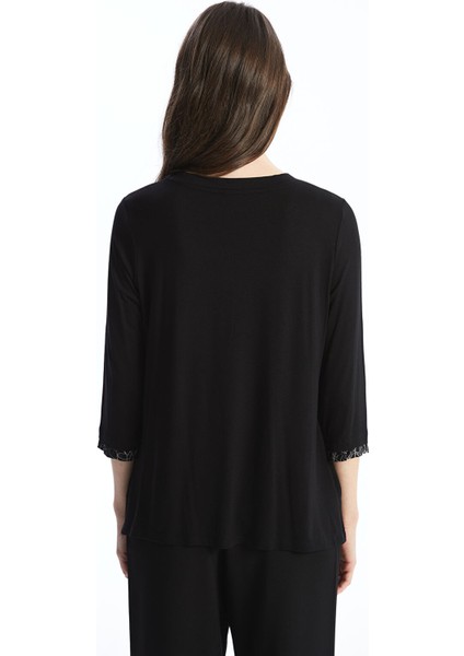 Yeni Sezon Bisiklet Yaka Desenli Kadın Bluz fırsatları