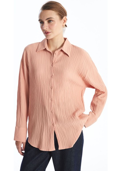 Yeni Sezon Dokulu Kadın Gömlek