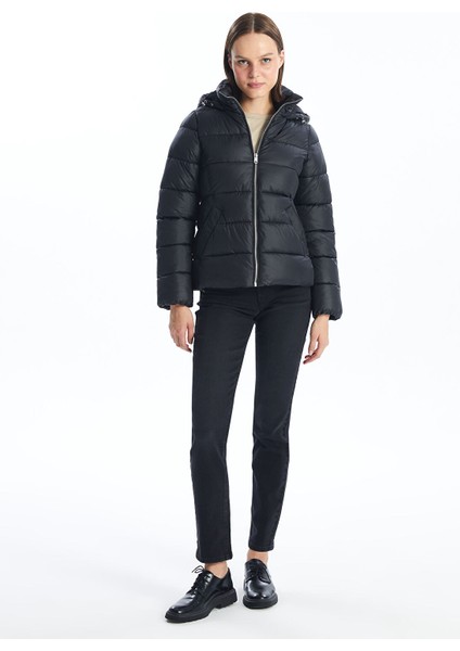 Yeni Sezon Kapüşonlu Kadın Şişme Mont fiyatları