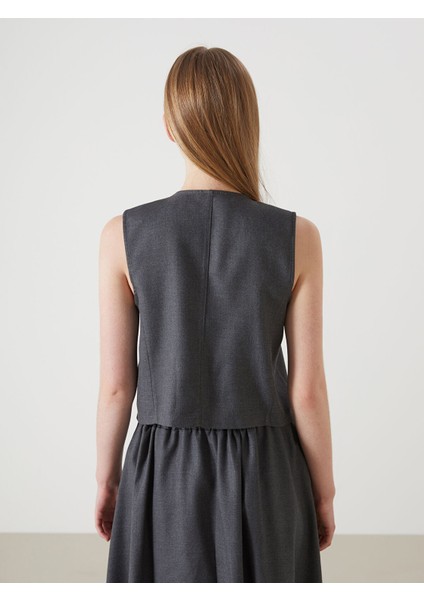 Yeni Sezon V Yaka Kadın Klasik Yelek fırsatları