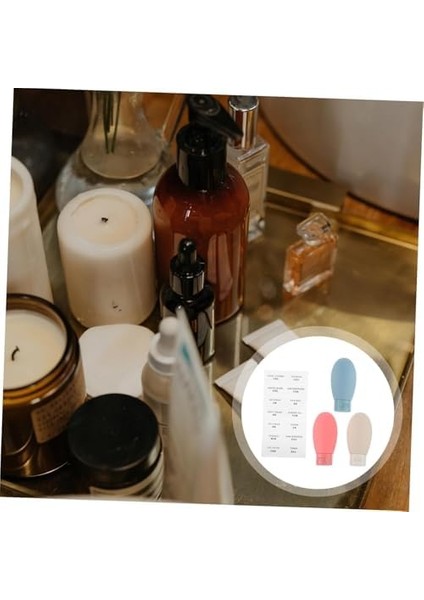 Kyrotech 3’lü Seyahat Tipi Doldurulabilir Şişe Seti – 60 ml Boş Krem ve Şampuan Kabı, Sızdırmaz Kapaklı, Taşıma Çantalı, Kozmetik, Losyon ve Jel Için Uygun modelleri