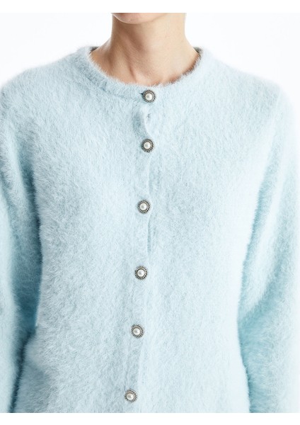 Yeni Sezon Bisiklet Yaka Kadın Triko Hırka modelleri