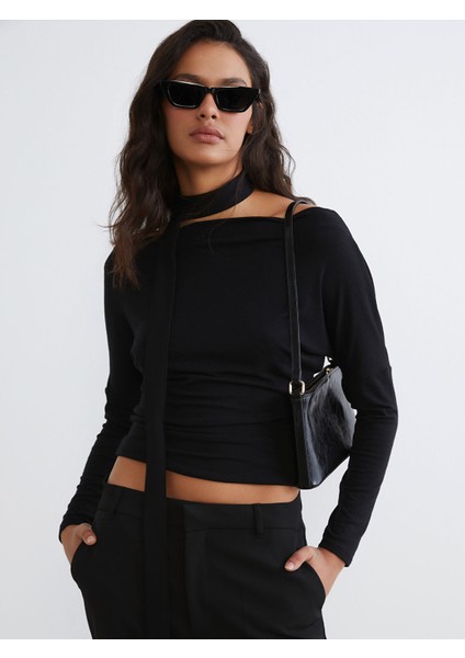 Yeni Sezon Kayık Yaka Bluz