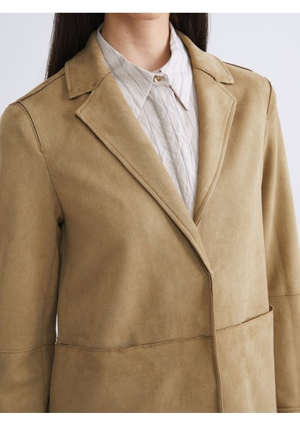 Yeni Sezon Kadın Süet Blazer Ceket modelleri