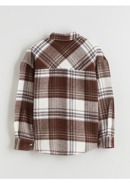 Yeni Sezon Ekose Kız Çocuk Gömlek modelleri