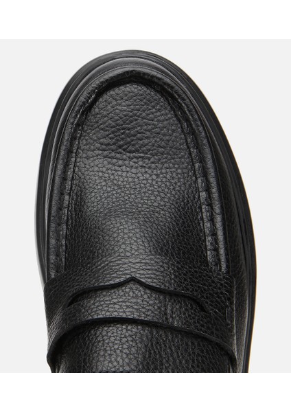02AYH313980A100 ERKEK Deri Siyah Yumuşak Dokulu Klasik Loafer indirimleri