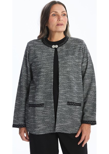 Yeni Sezon Bisiklet Yaka Kadın Hırka