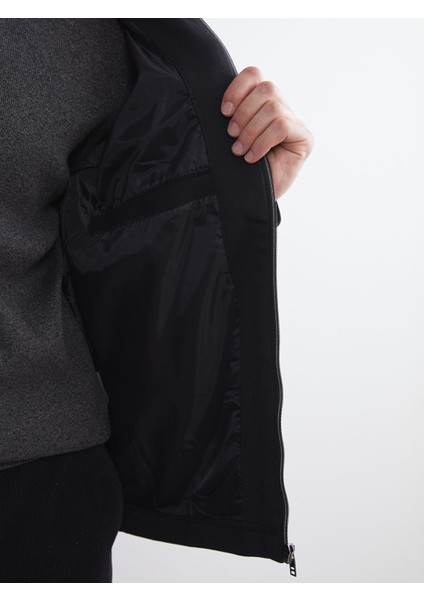 Yeni Sezon Slim Fit Biker Yaka Erkek Mont fırsatları