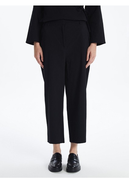 Yeni Sezon Beli Lastikli Dokulu Kadın Pantolon fiyatları