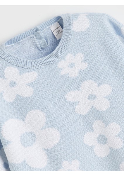 Yeni Sezon Çiçek Desenli Kız Çocuk Triko Kazak fiyatları