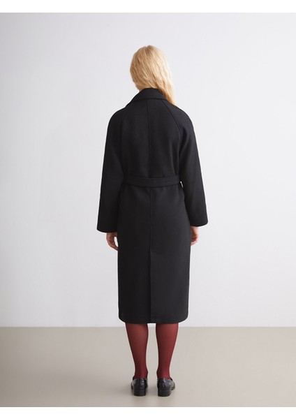 Yeni Sezon Kruvaze Yaka Kadın Kaşe Kaban indirimleri