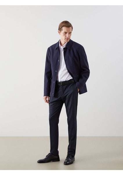 Yeni Sezon Rahat Kalıp Ceket Yaka Erkek Kaşe Kaban fiyatları