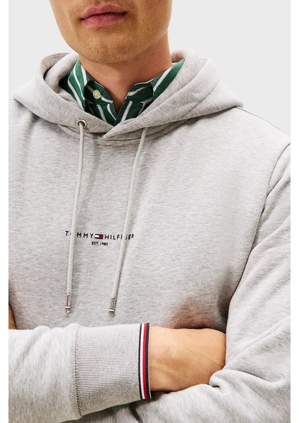 Pamuklu Regular Fit Logolu Kapüşon Yaka Sweat Erkek Sweat MW0MW32673 P01 fiyatları