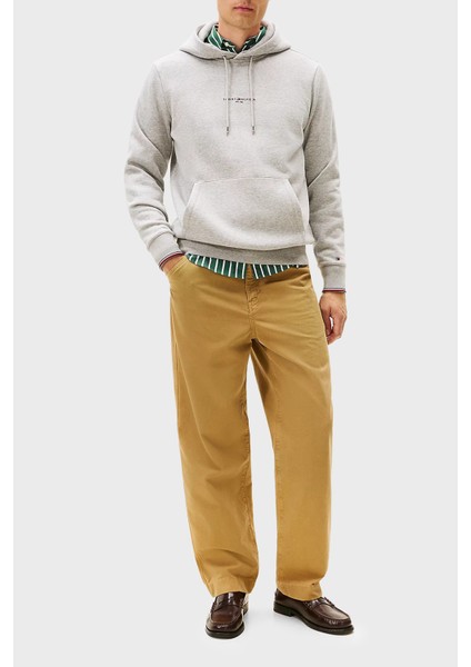 Pamuklu Regular Fit Logolu Kapüşon Yaka Sweat Erkek Sweat MW0MW32673 P01 modelleri