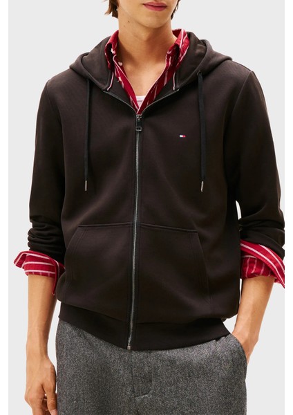 Pamuklu Regular Fit Kapüşon Yaka Sweat Erkek Sweat MW0MW37243 Bds