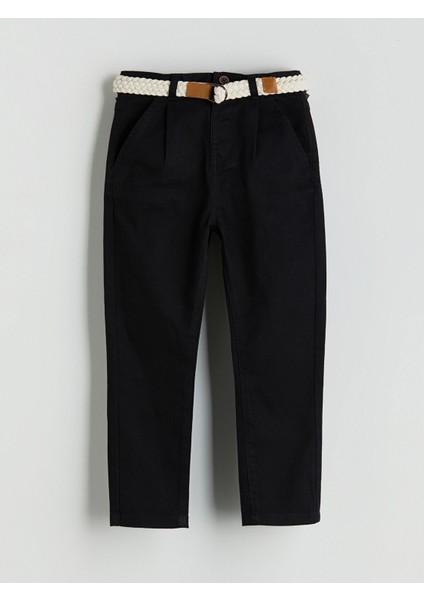 Yeni Sezon Erkek Çocuk Gabardin Pantolon ve Kemer
