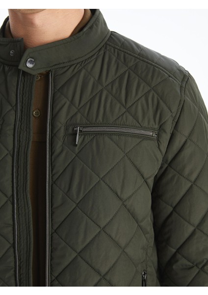 Yeni Sezon Standart Kalıp Dik Yaka Erkek Şişme Mont fırsatları