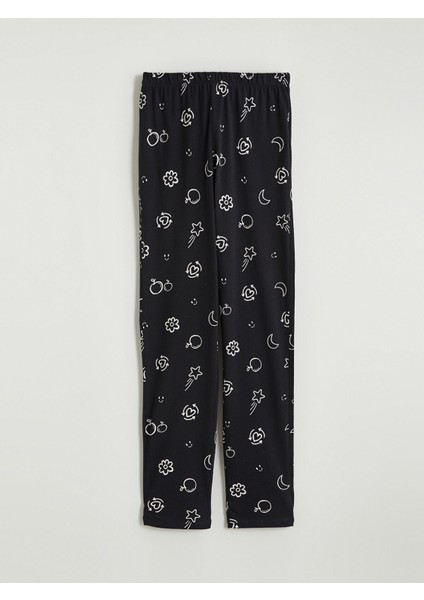 Yeni Sezon Bisiklet Yaka Kız Çocuk Pijama Takım indirimleri