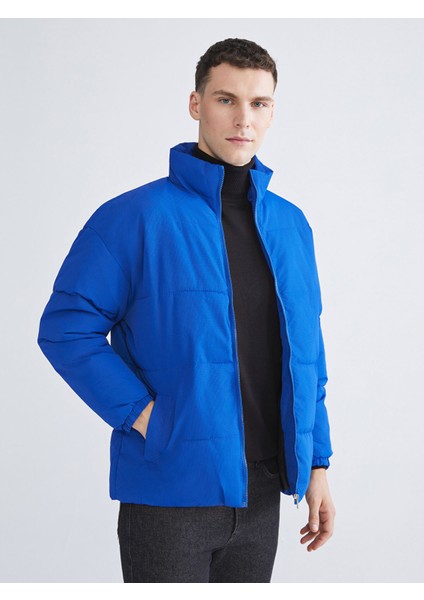 Yeni Sezon Dik Yaka Erkek Şişme Mont