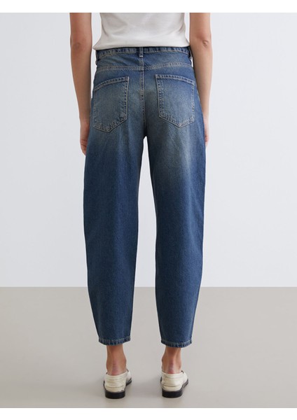 Yeni Sezon Barrel Fit Kadın Jean Pantolon fırsatları