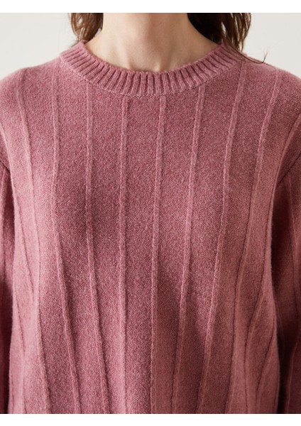 Yeni Sezon Bisiklet Yaka Çizgili Kadın Triko Kazak modelleri