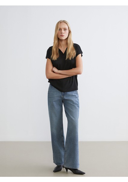 Yeni Sezon Wideleg Kadın Jean Pantolon