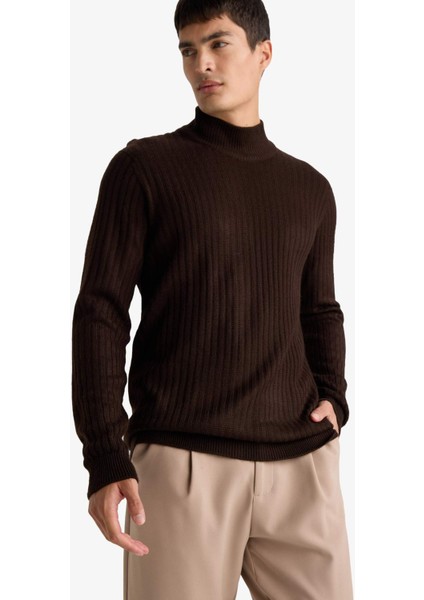 Standart Fit Balıkçı Yaka Triko Kazak F4623AX25WN modelleri