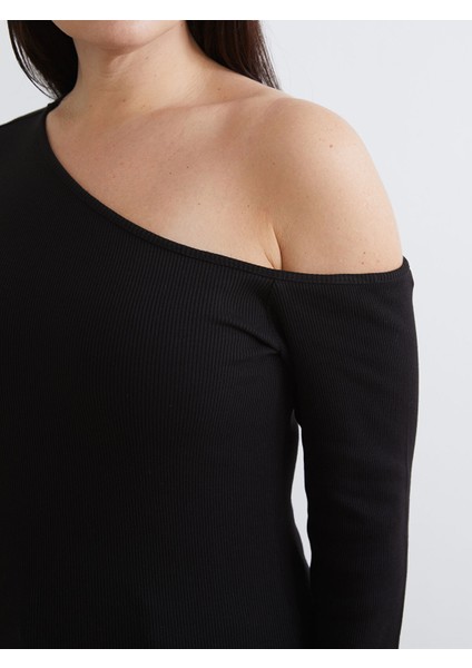 Yeni Sezon Tek Omuz Fitilli Bluz modelleri