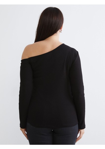 Yeni Sezon Tek Omuz Fitilli Bluz fırsatları