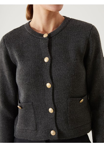 Yeni Sezon Bisiklet Yaka Kadın Triko Hırka modelleri