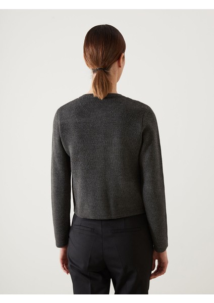 Yeni Sezon Bisiklet Yaka Kadın Triko Hırka fırsatları