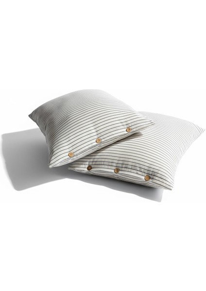 Çift Kişilik Lastikli Çarşaf Seti Düğme Detaylı | Çeyizlik | Hediyelik | Çizgi Desen | Armürlü Dokuma fiyatları