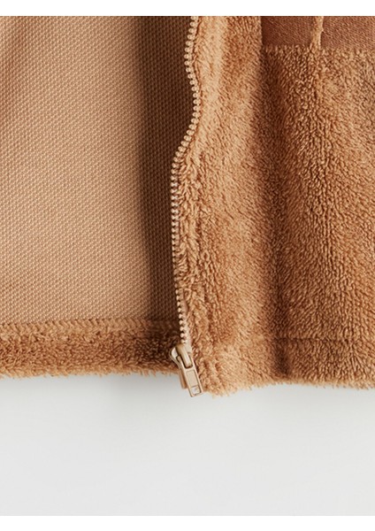 Yeni Sezon Kapüşonlu Pelüş Erkek Çocuk Hırka modelleri