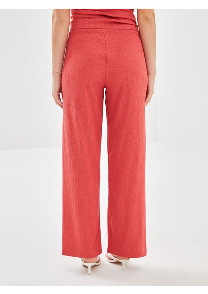 Yeni Sezon Beli Lastikli Dokulu Kadın Pantolon fırsatları