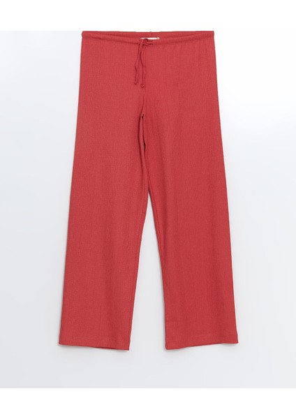 Yeni Sezon Beli Lastikli Dokulu Kadın Pantolon indirimleri