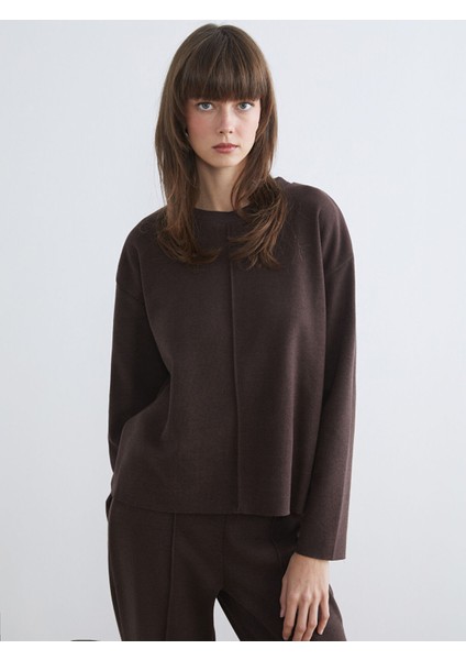 Yeni Sezon Bisiklet Yaka Kadın Ince Kazak