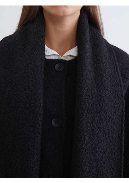 Yeni Sezon Şal Yaka Kadın Kaban modelleri