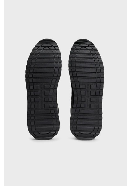 Hakiki Deri Logolu Bağcıklı Sneaker Ayakkabı Erkek Ayakkabı FM0FM05637 Bds