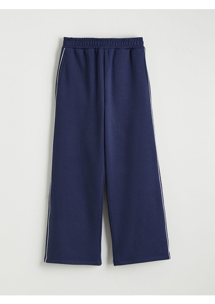 Yeni Sezon Beli Lastikli Kız Çocuk Eşofman Altı