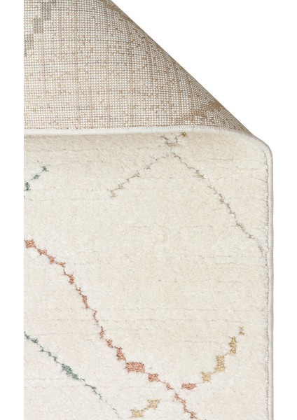 Pıccolo Pcl 05 Krem Multy- Pastel Renkli Hav ve Toz Vermeyen Çocuk Halısı
