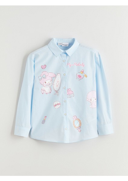 Yeni Sezon My Melody Baskılı Kız Çocuk Gömlek