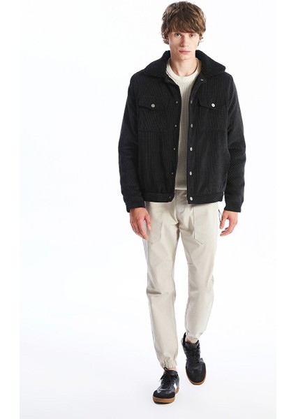 Yeni Sezon Standart Kalıp Kürk Yakalı Kadife Erkek Mont fiyatları