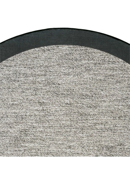 Pratico Gri Yuvarlak Mutfak Halısı Sisal Görünüm Kaydırmaz Dot Taban Dijital Baskı Yıkanabilir Halı modelleri